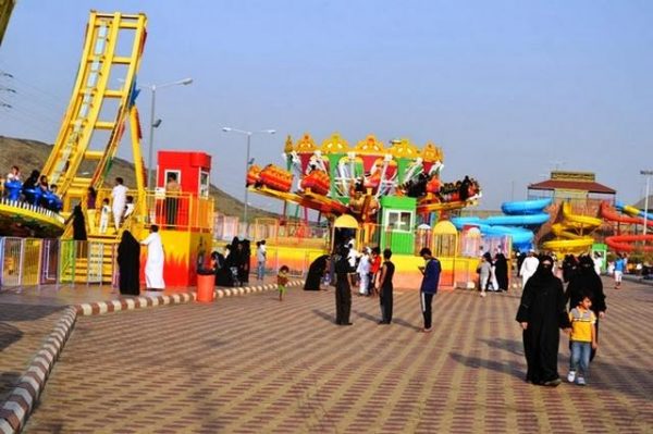 حديقة الشلال في الطائف