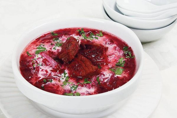 شوربة البورش الروسية